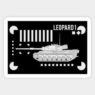 Leopard 1 Magnet